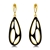 Picture of Hypoallergenic Gold Plated Enamel Dangle Earrings with Easy Return