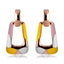 Show details for Unusual Casual Enamel Dangle Earrings