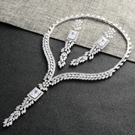 Show details for Purchase Platinum Plated Copper or Brass Necklace and Earring Set Exclusive Online Show details for Purchase Platinum Plated Copper or Brass Necklace and Earring Set Exclusive Online