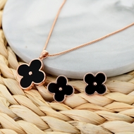 Picture of Reasonably Priced Rose Gold Plated Casual Necklace and Earring Set with Low Cost