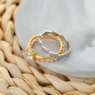 Show details for Copper or Brass White Fashion Ring from Certified Factory Show details for Copper or Brass White Fashion Ring from Certified Factory
