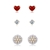 Picture of Fast Selling Red Cubic Zirconia Stud Earrings from Editor Picks