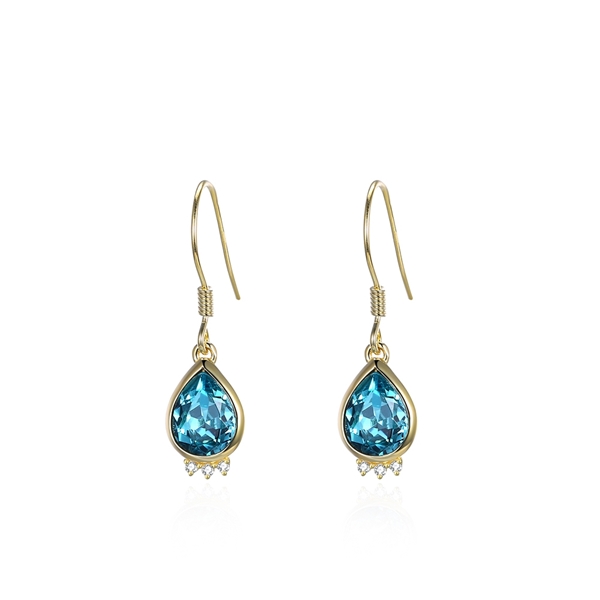 Picture of Fancy Casual Blue Dangle Earrings