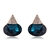 Picture of Hot Selling Blue Rose Gold Plated Stud Earrings from Top Designer