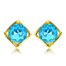 Show details for Nice Artificial Crystal Zinc Alloy Stud Earrings