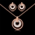 Picture of Copper or Brass Shell Necklace and Earring Set with Member Discount