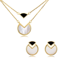 Show details for Best Shell Casual Necklace and Earring Set