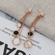 Picture of Rose Gold Plated Shell Dangle Earrings Exclusive Online