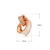 Picture of Rose Gold Plated Classic Stud Earrings Online Shopping