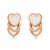 Picture of Designer Rose Gold Plated Shell Stud Earrings with No-Risk Return