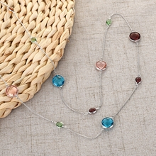 Show details for Being Confident In  Cubic Zirconia Zinc-Alloy Long Chain>20 Inches