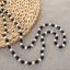 Show details for Good Quality Artificial Pearl Black Long Chain Necklace