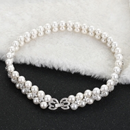 Show details for Distinctive White Classic Pendant Necklace of Original Design Show details for Distinctive White Classic Pendant Necklace of Original Design