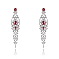 Picture of Best Cubic Zirconia Luxury Dangle Earrings