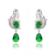 Picture of Attractive Green Copper or Brass Dangle Earrings Factory Direct Supply