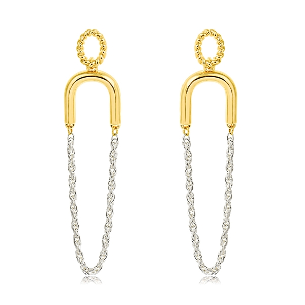 Picture of Dubai Zinc Alloy Dangle Earrings with Beautiful Craftmanship