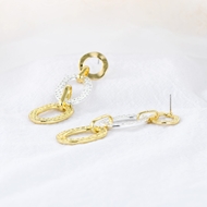 Picture of New Season Gold Plated Zinc Alloy Dangle Earrings with SGS/ISO Certification