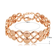 Picture of Filigree Big Gold Plated Fashion Bracelet at Factory Price