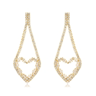 Picture of Delicate Cubic Zirconia White Dangle Earrings