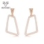 Show details for Low Cost Rose Gold Plated Artificial Crystal Dangle Earrings