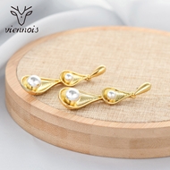 Picture of Buy Zinc Alloy Gold Plated Dangle Earrings with Wow Elements