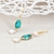 Picture of Great fresh water pearl Blue Dangle Earrings