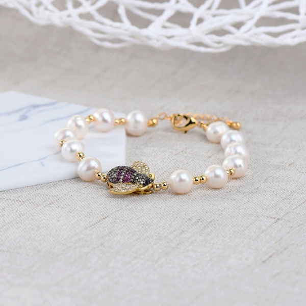 Picture of Classic fresh water pearl Fashion Bracelet with Speedy Delivery