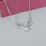 Show details for Delicate Cubic Zirconia Pendant Necklace of Original Design Show details for Delicate Cubic Zirconia Pendant Necklace of Original Design