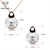 Picture of Popular Artificial Crystal 16 Inch Necklace and Earring Set