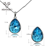 Picture of Classic 16 Inch Necklace and Earring Set with 3~7 Day Delivery