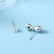 Picture of Origninal Small Platinum Plated Stud Earrings