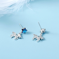 Picture of Reasonably Priced Platinum Plated Small Stud Earrings from Reliable Manufacturer