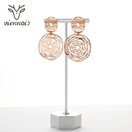 Picture of Funky Dubai Gold Plated Dangle Earrings