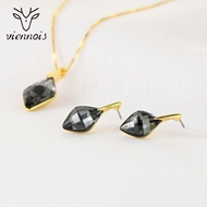 Picture of New Season Black Classic Necklace and Earring Set Factory Direct