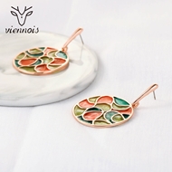 Picture of Zinc Alloy Big Dangle Earrings in Exclusive Design