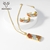 Picture of Delicate Flash sand Dubai Necklace and Earring Set