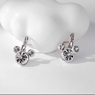 Show details for Sparkly Small White Small Hoop Earrings Show details for Sparkly Small White Small Hoop Earrings