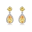 Show details for Impressive Yellow Luxury Dangle Earrings with Low MOQ