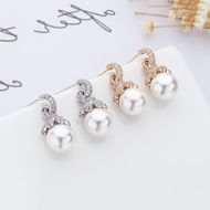 Picture of Luxury White Dangle Earrings with 3~7 Day Delivery