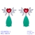 Picture of Best Cubic Zirconia Luxury Dangle Earrings