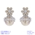 Picture of Impressive White Gold Plated Dangle Earrings with Low MOQ