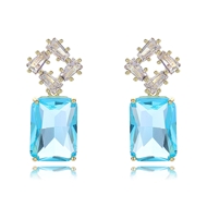 Picture of Featured Blue Luxury Dangle Earrings with Full Guarantee