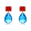 Show details for Distinctive Blue Luxury Dangle Earrings As a Gift