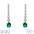 Picture of Luxury Green Dangle Earrings Online Only