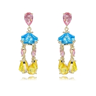 Picture of Trendy Gold Plated Luxury Dangle Earrings with No-Risk Refund