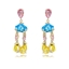 Show details for Trendy Gold Plated Luxury Dangle Earrings with No-Risk Refund