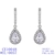 Picture of Charming White Cubic Zirconia Dangle Earrings