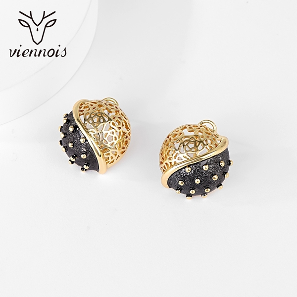 Picture of Zinc Alloy Gold Plated Stud Earrings in Flattering Style