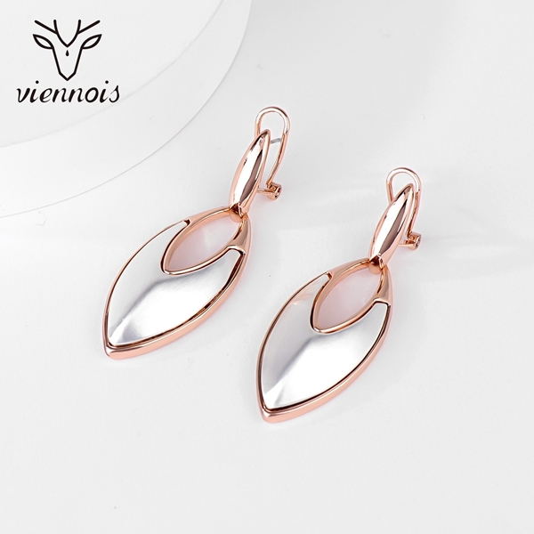 Picture of Reasonably Priced Zinc Alloy Rose Gold Plated Dangle Earrings from Reliable Manufacturer