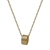 Picture of Fancy Small Gold Plated Pendant Necklace